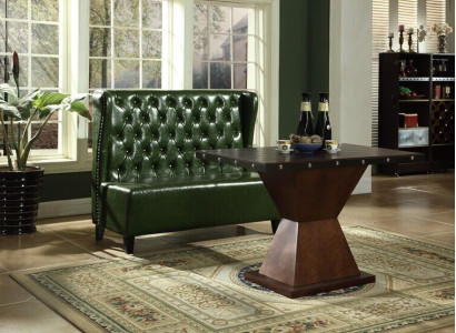 Chesterfield Sofa Stool Couch Bench seat Green Waiting Room Living room Office Sofas new